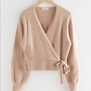 & Other Stories Wrapped Cardigan